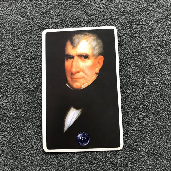 Wm. Henry Harrison 9th President Card - 1st to Die in Office Whig GOP - Picture 1 of 2